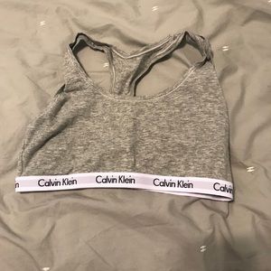 Gray Calvin Klein Bralette
